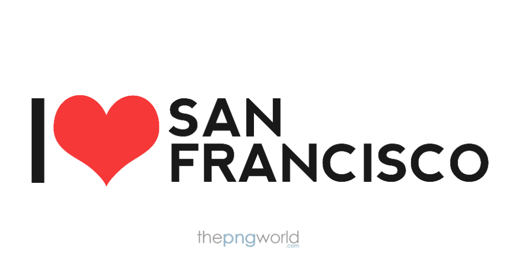 I love San Francisco US Heart with Text PNG San Francisco,i love San Francisco,text,png,vector,city,banner,lights,welcome,party,cool,heart,love,us,united states